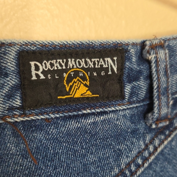 Vintage Rocky Mountain BAREBACK High Rise Western Pleated Mom Jeans Size 30 - Picture 7 of 12